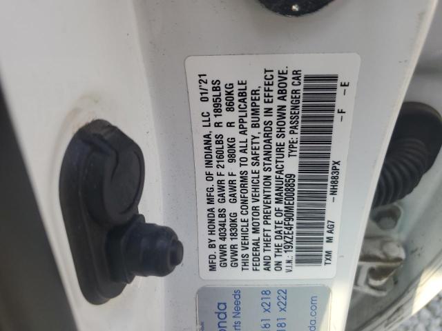 Photo 11 VIN: 19XZE4F90ME008859 - HONDA INSIGHT TO 