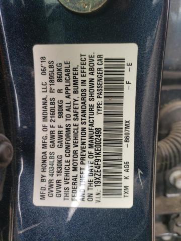 Photo 11 VIN: 19XZE4F91KE002498 - HONDA INSIGHT 