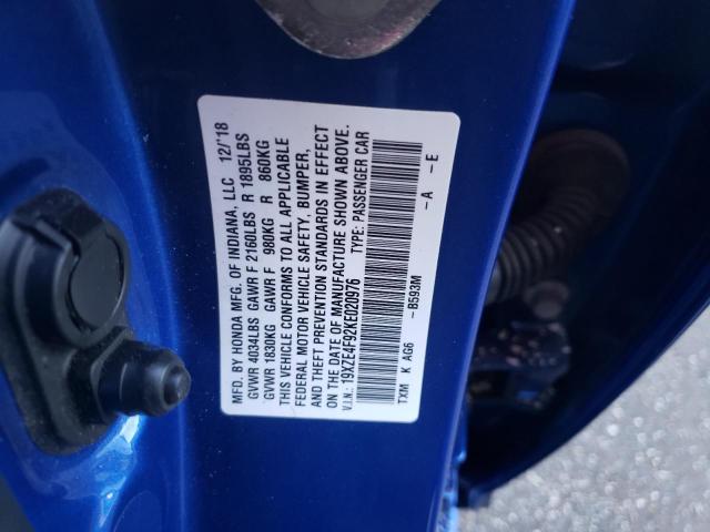 Photo 11 VIN: 19XZE4F92KE020976 - HONDA INSIGHT TO 