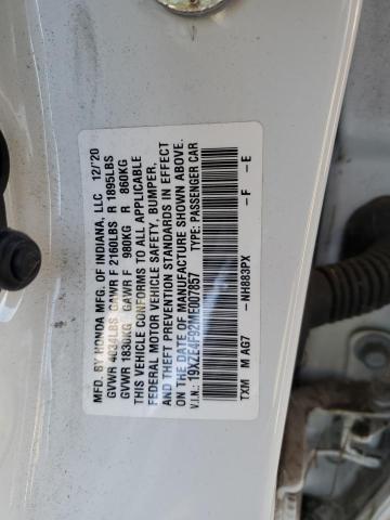 Photo 12 VIN: 19XZE4F92ME007857 - HONDA INSIGHT TO 