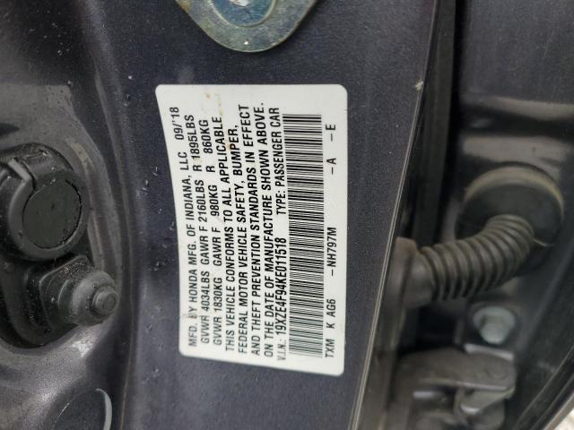 Photo 11 VIN: 19XZE4F94KE011518 - HONDA INSIGHT TO 