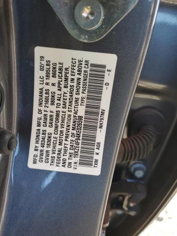 Photo 11 VIN: 19XZE4F94KE026598 - HONDA INSIGHT TO 