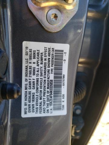 Photo 9 VIN: 19XZE4F94KE026858 - HONDA INSIGHT TO 