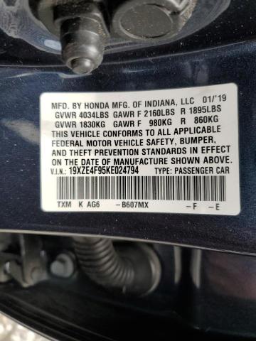 Photo 11 VIN: 19XZE4F95KE024794 - HONDA INSIGHT 