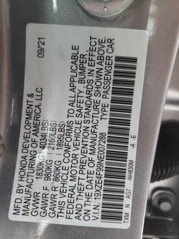 Photo 9 VIN: 19XZE4F99NE007288 - HONDA INSIGHT TO 