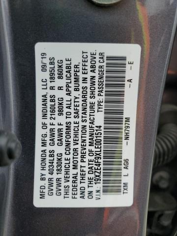 Photo 11 VIN: 19XZE4F9XLE001514 - HONDA INSIGHT 