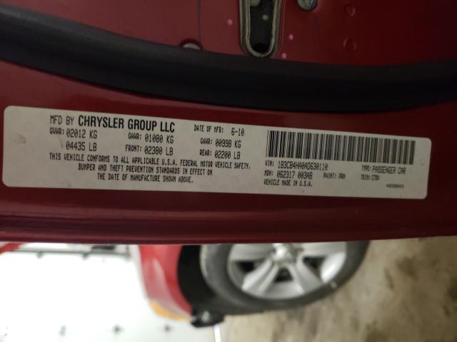 Photo 9 VIN: 1B3CB4HA0AD630110 - DODGE CALIBER SX 