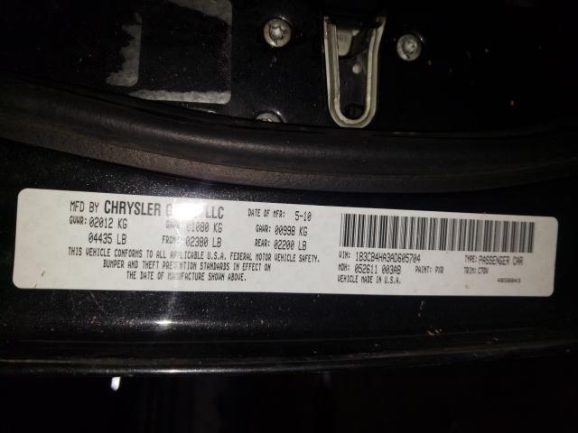 Photo 9 VIN: 1B3CB4HA3AD605704 - DODGE CALIBER SX 