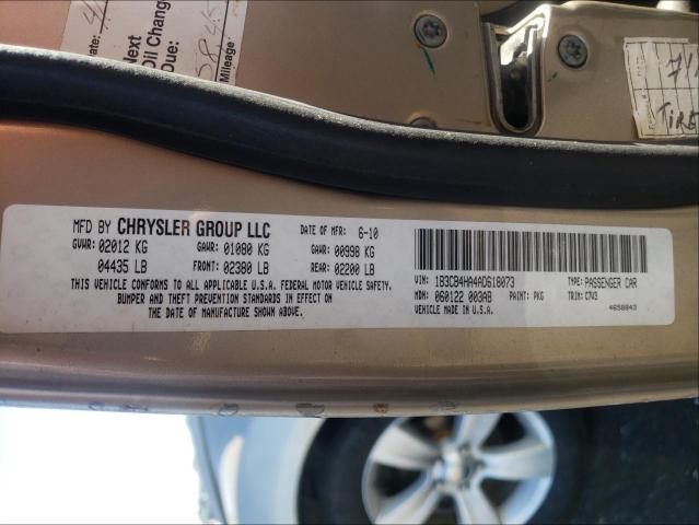 Photo 9 VIN: 1B3CB4HA4AD618073 - DODGE CALIBER 