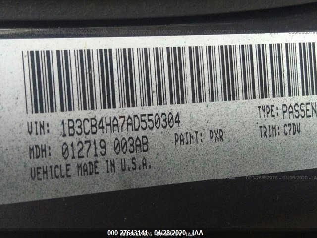 Photo 8 VIN: 1B3CB4HA7AD550304 - DODGE CALIBER 