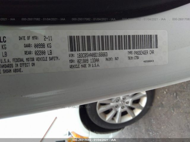 Photo 8 VIN: 1B3CB5HA0BD166663 - DODGE CALIBER 