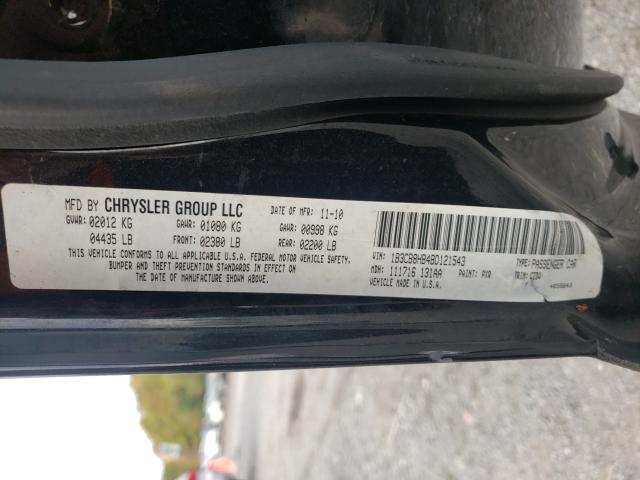 Photo 9 VIN: 1B3CB8HB4BD121543 - DODGE CALIBER RU 