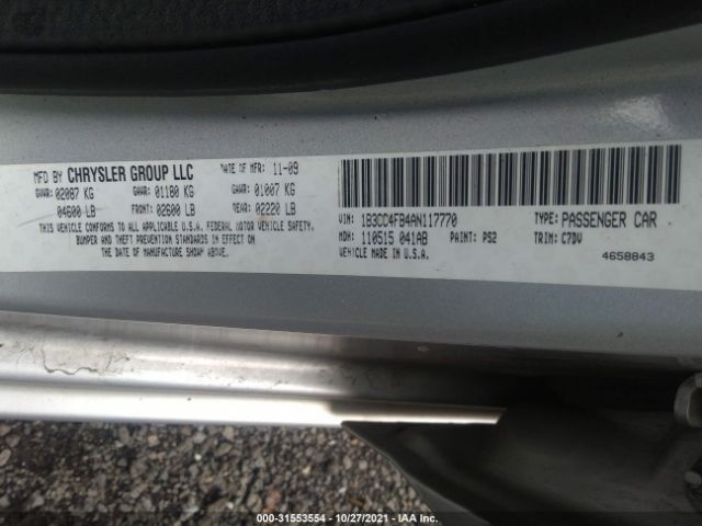 Photo 8 VIN: 1B3CC4FB4AN117770 - DODGE AVENGER 