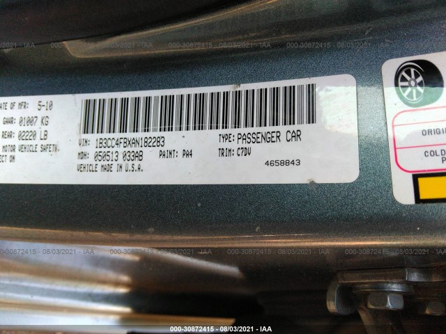 Photo 8 VIN: 1B3CC4FBXAN182283 - DODGE AVENGER 