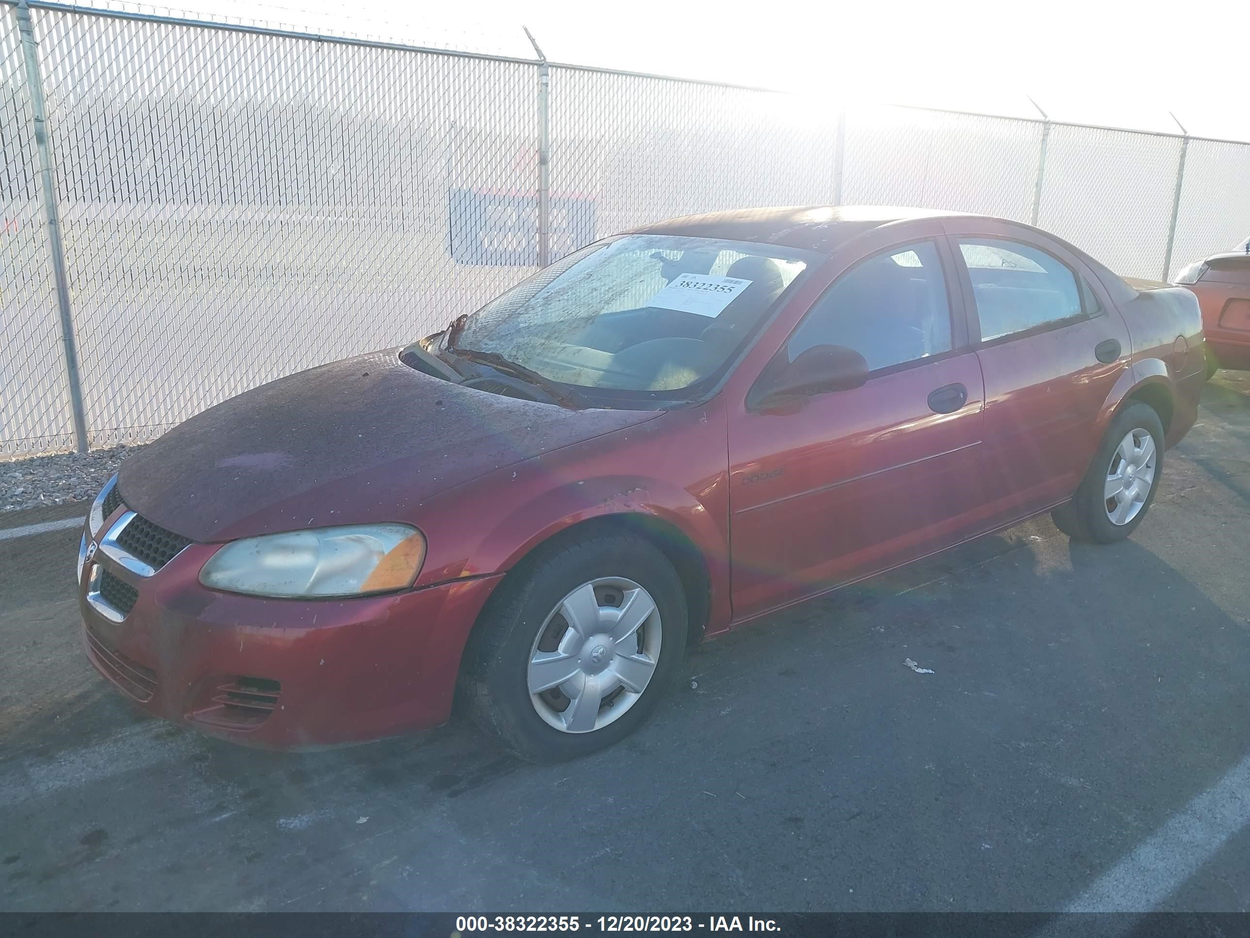 Photo 1 VIN: 1B3EL36X14N301857 - DODGE STRATUS 