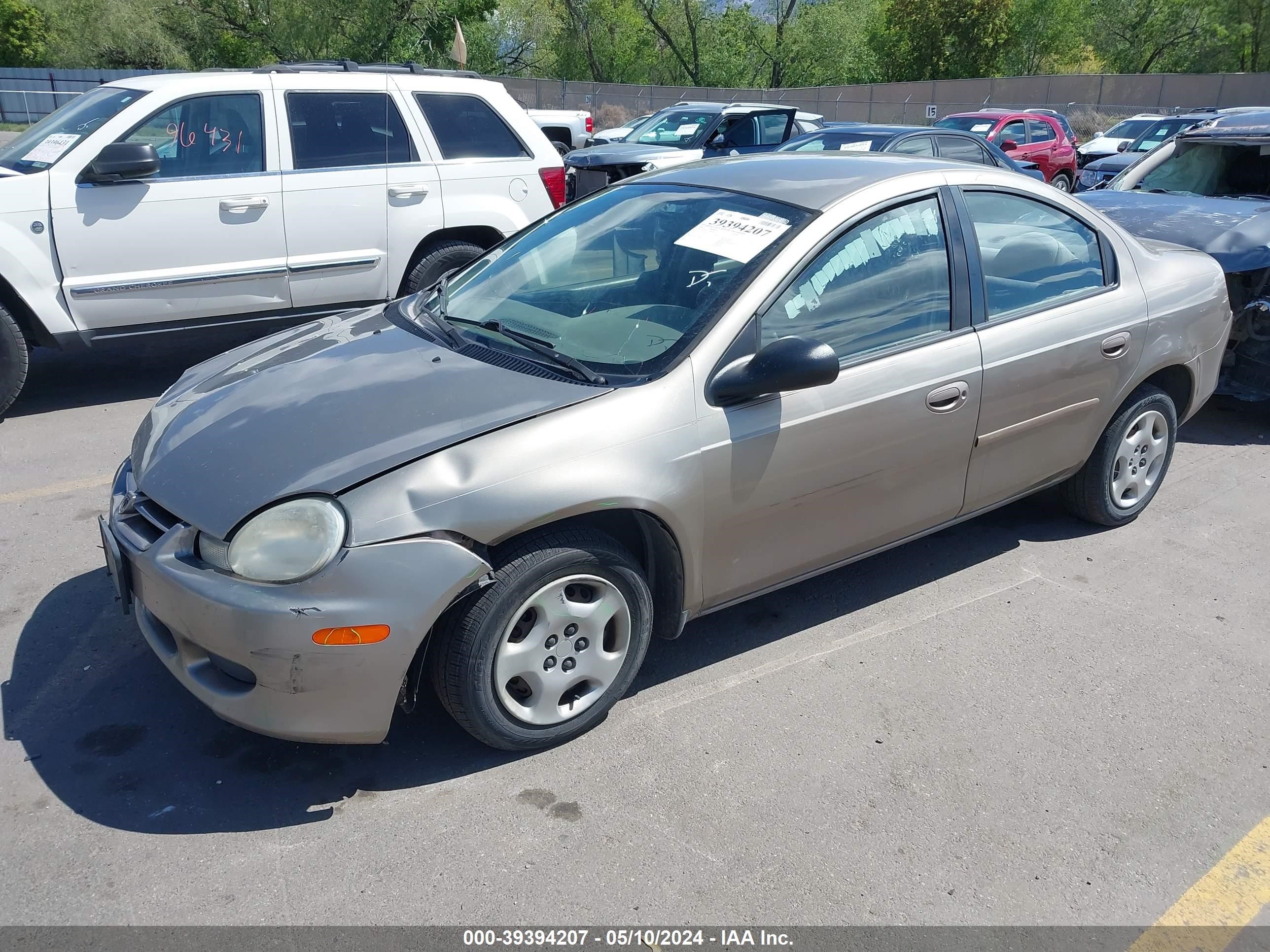 Photo 1 VIN: 1B3ES26C22D545465 - DODGE NEON 