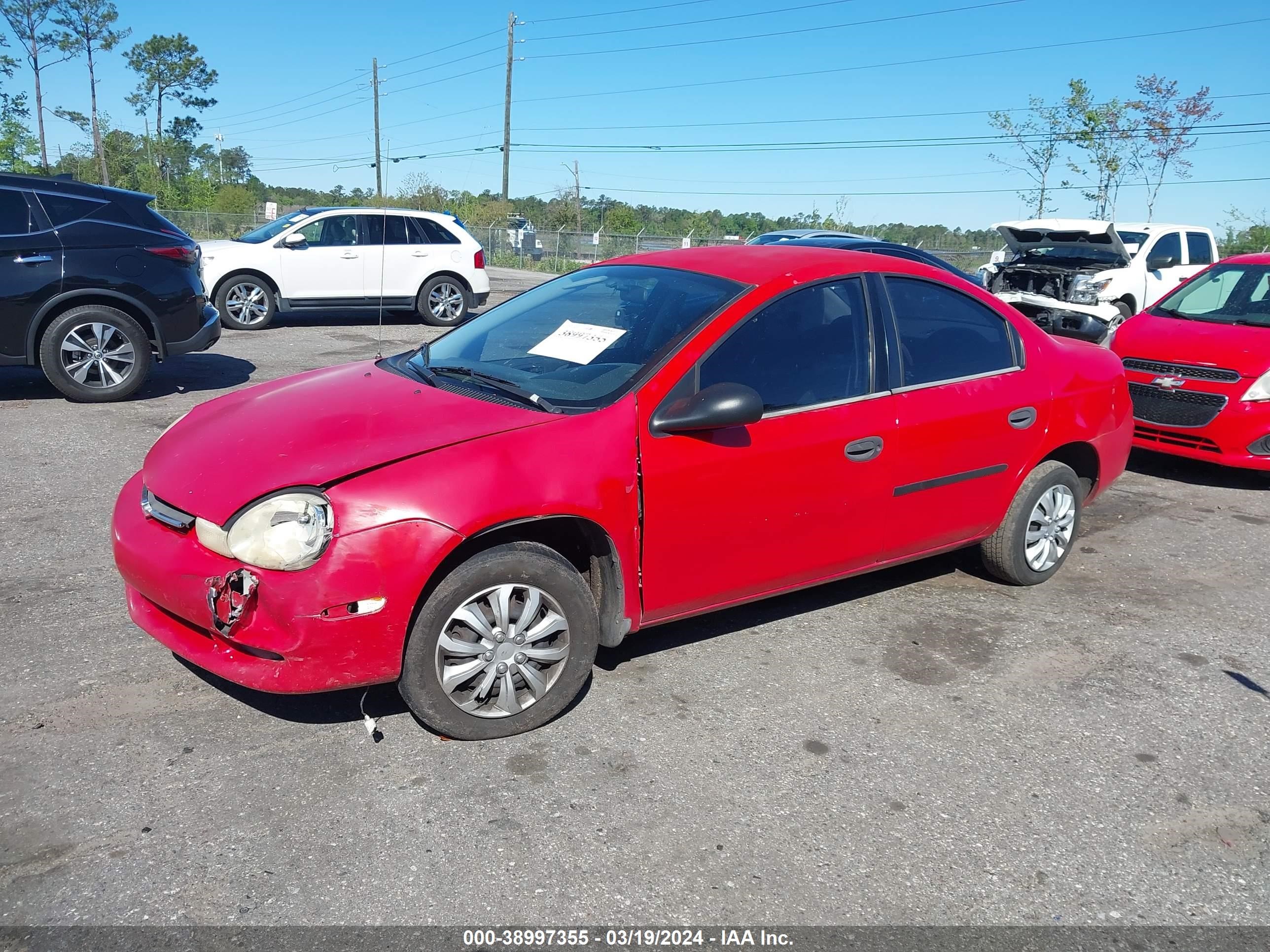 Photo 1 VIN: 1B3ES26C35D101161 - DODGE NEON 