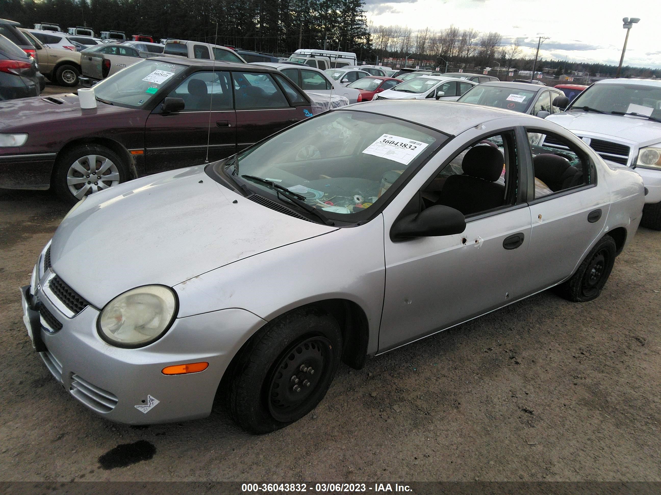 Photo 1 VIN: 1B3ES26C64D629131 - DODGE NEON 