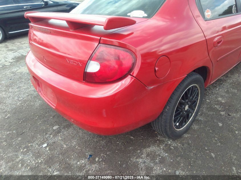 Photo 11 VIN: 1B3ES46C61D252954 - DODGE NEON 