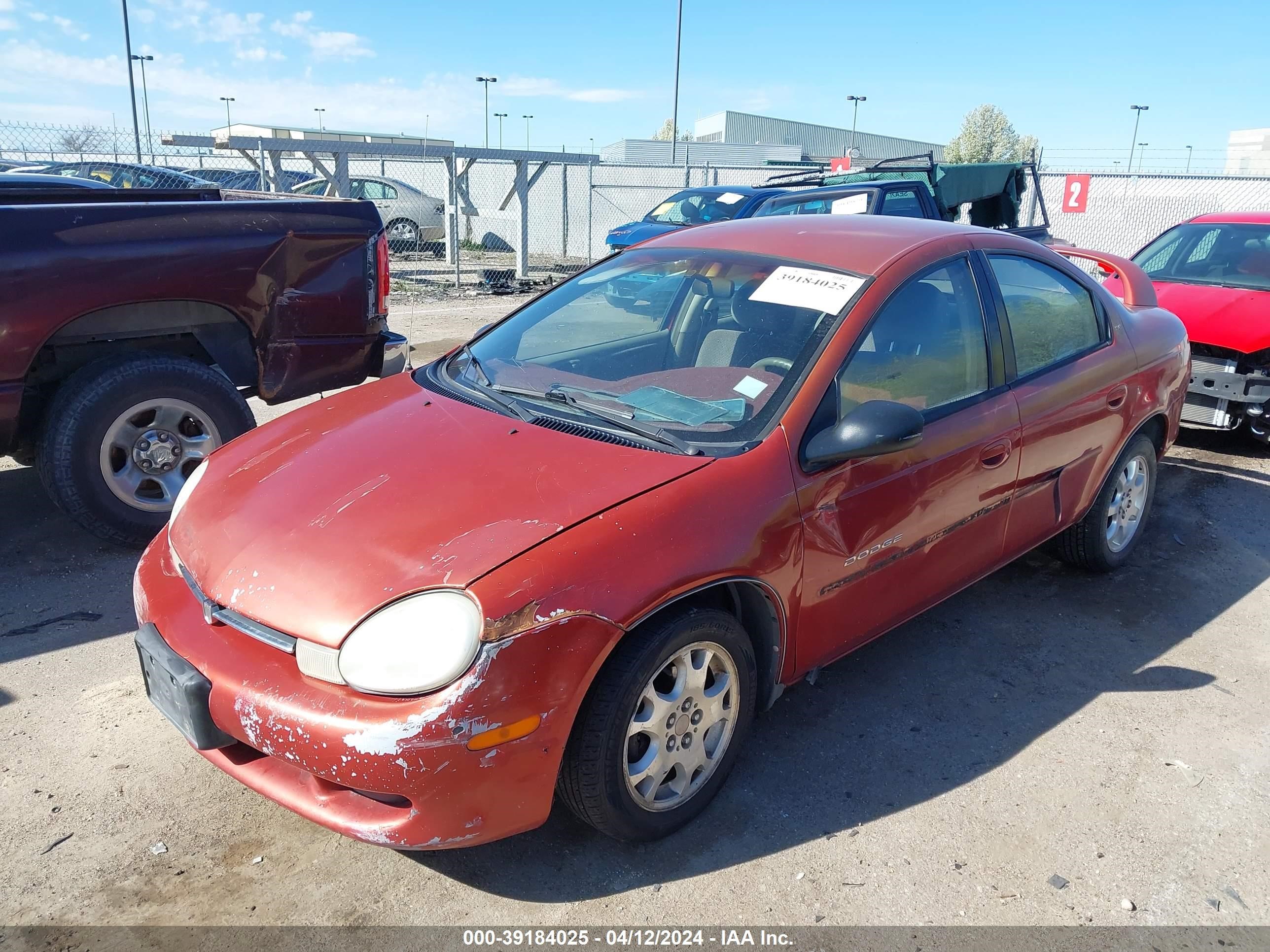 Photo 1 VIN: 1B3ES46C91D268307 - DODGE NEON 