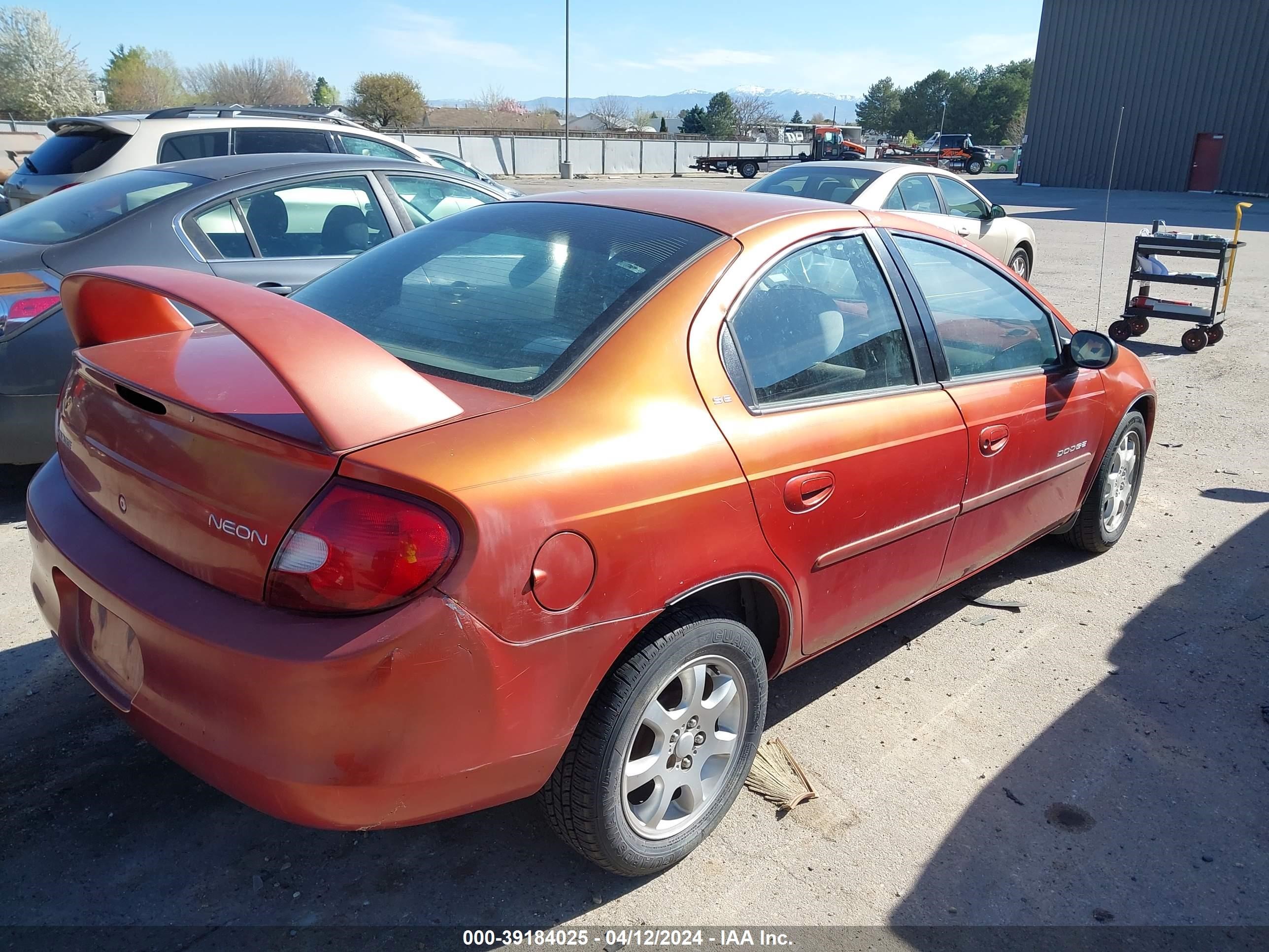 Photo 3 VIN: 1B3ES46C91D268307 - DODGE NEON 