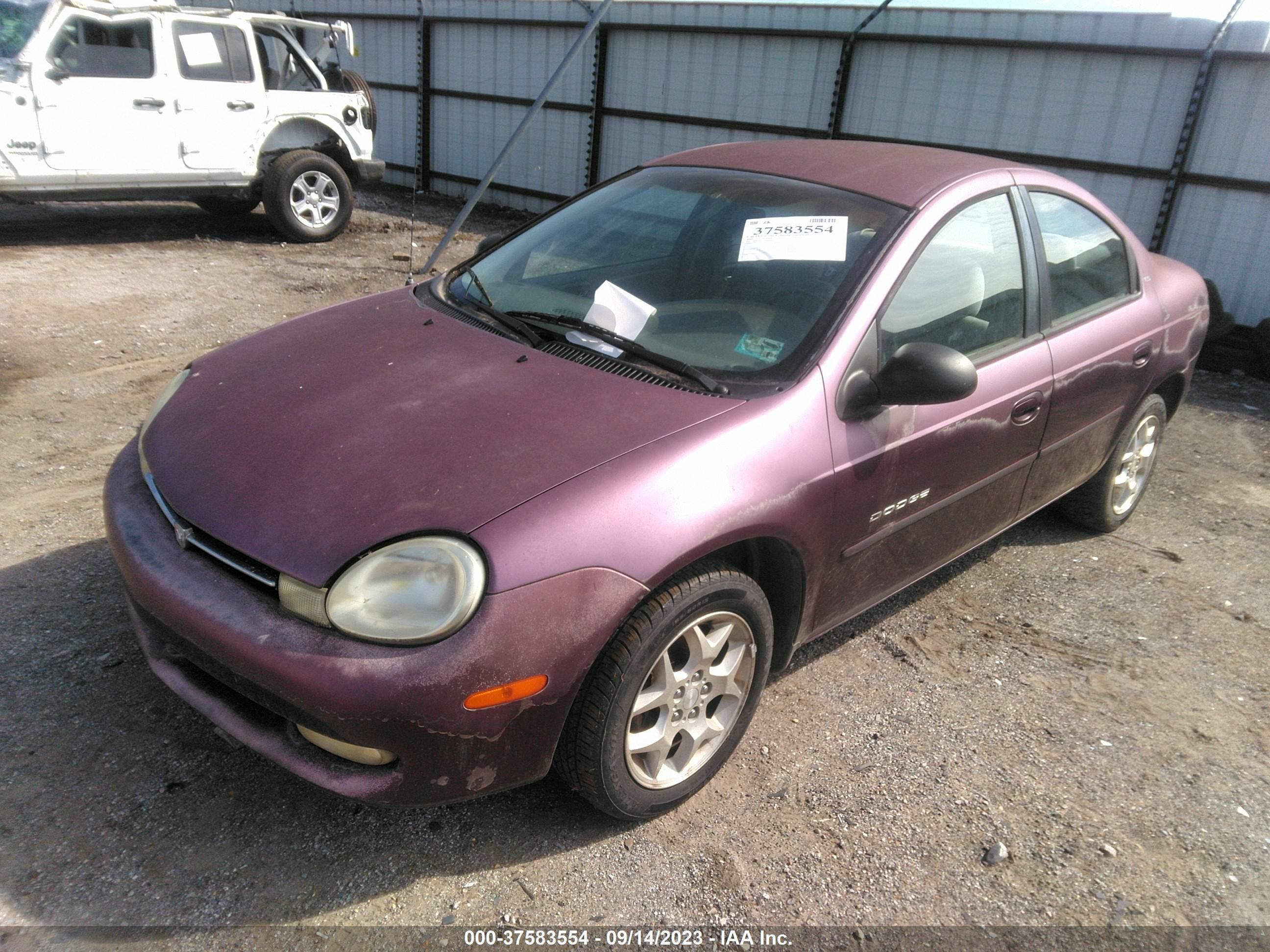 Photo 1 VIN: 1B3ES46C9YD608842 - DODGE NEON 