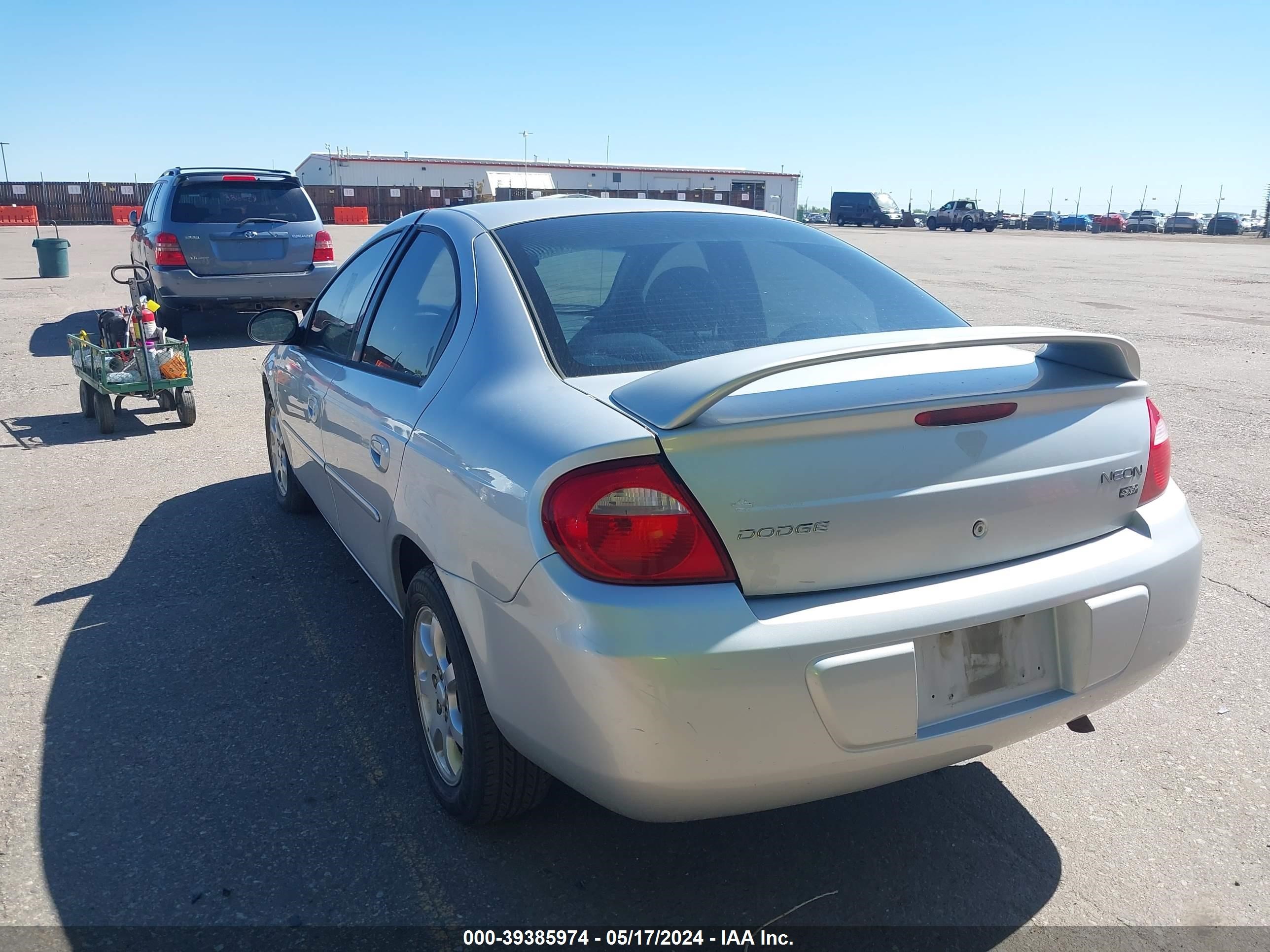 Photo 2 VIN: 1B3ES56C33D182967 - DODGE NEON 