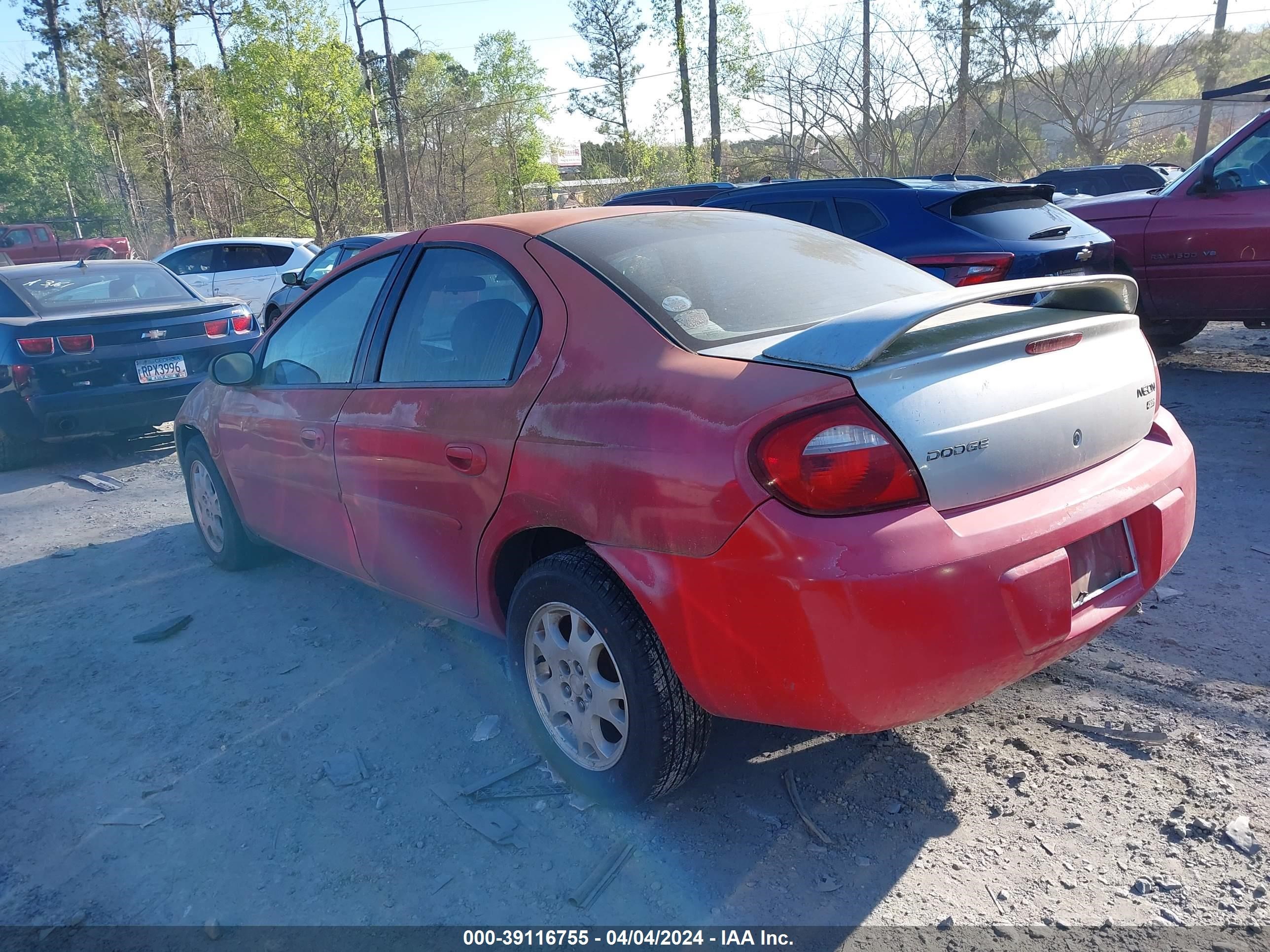 Photo 2 VIN: 1B3ES56C54D645998 - DODGE NEON 