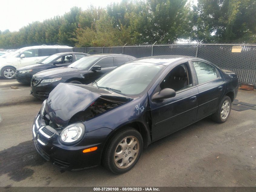 Photo 1 VIN: 1B3ES56C85D250277 - DODGE NEON 