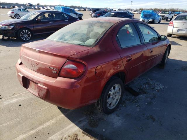 Photo 3 VIN: 1B3ES56CX4D625679 - DODGE NEON SXT 