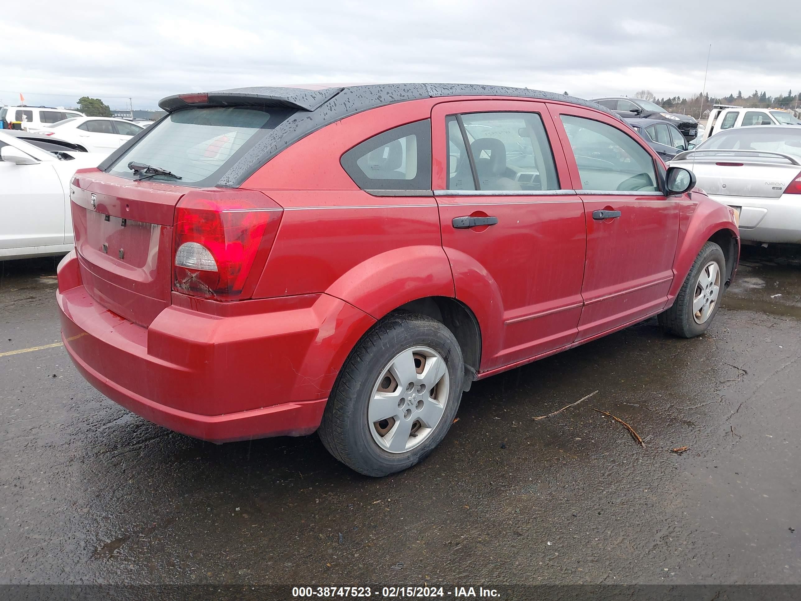 Photo 3 VIN: 1B3HB28B27D233266 - DODGE CALIBER 