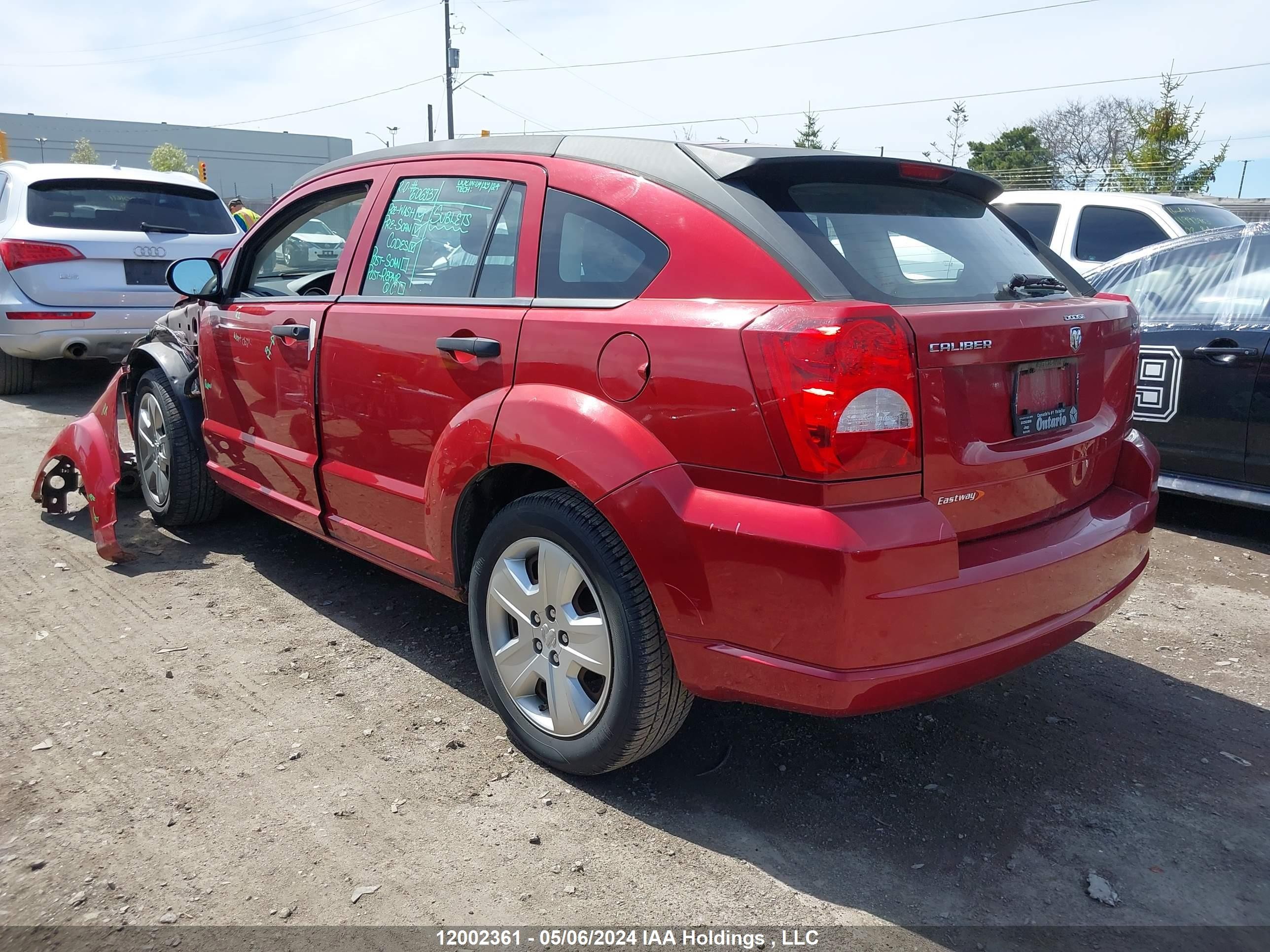 Photo 2 VIN: 1B3HB48B18D793390 - DODGE CALIBER 