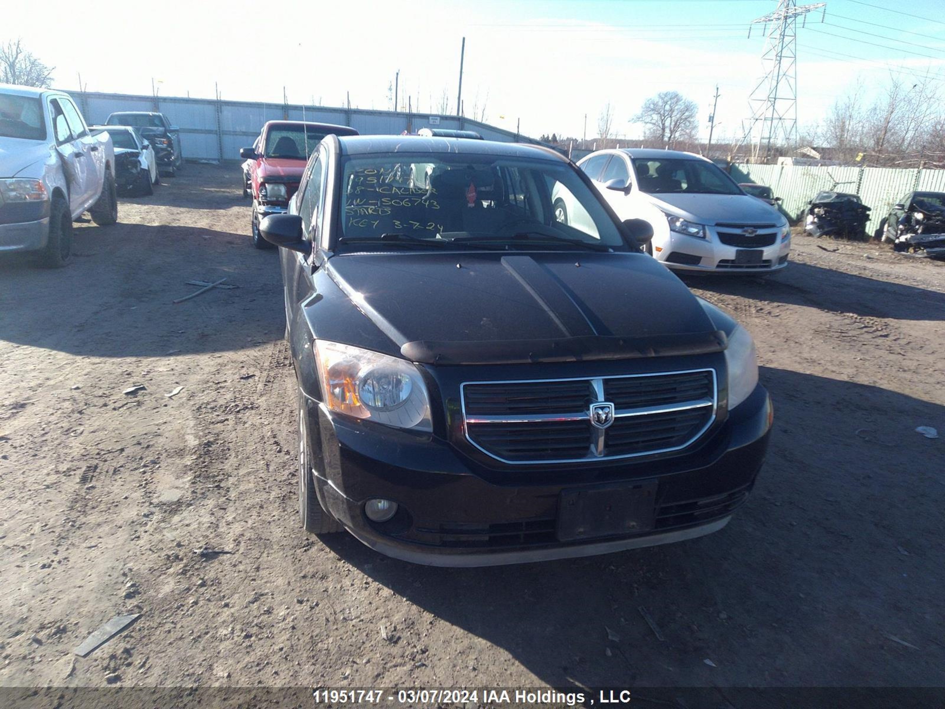 Photo 11 VIN: 1B3HB48BX8D506743 - DODGE CALIBER 