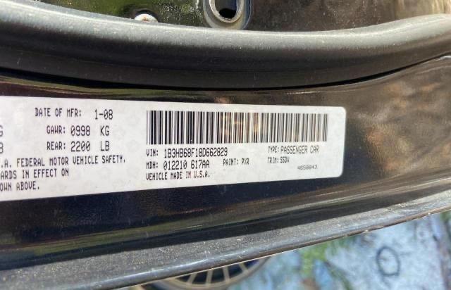 Photo 9 VIN: 1B3HB68F18D662829 - DODGE CALIBER 