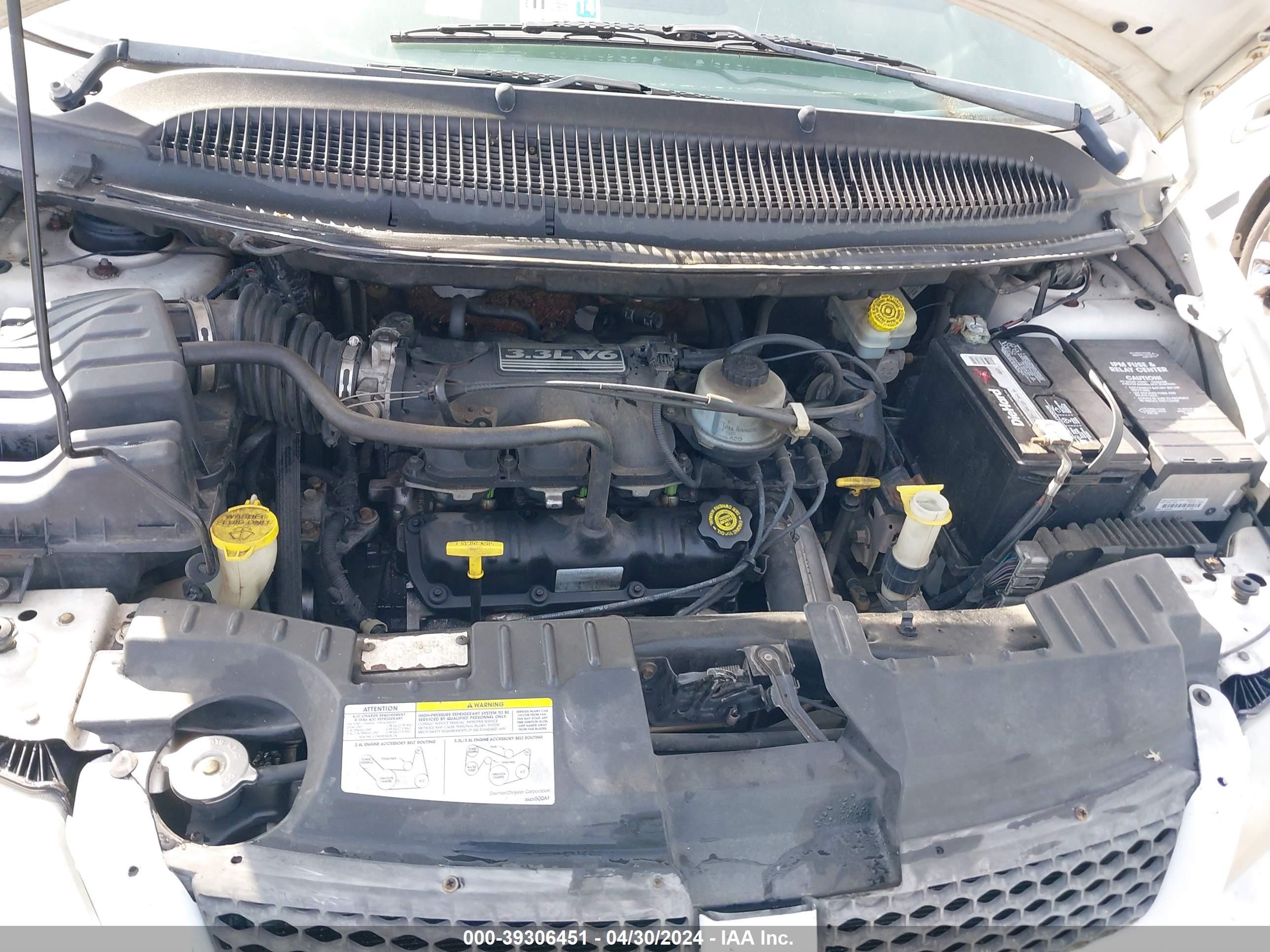 Photo 9 VIN: 1B4GP44332B625065 - DODGE CARAVAN 