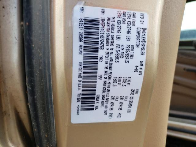 Photo 12 VIN: 1B4GP44G1YB724768 - DODGE CARAVAN 