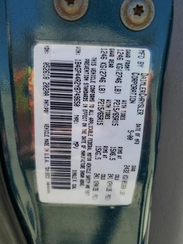 Photo 12 VIN: 1B4GP44R2YB749650 - DODGE GRAND CARA 