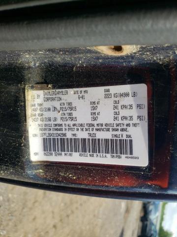 Photo 11 VIN: 1B7FL26X31S342906 - DODGE DAKOTA 