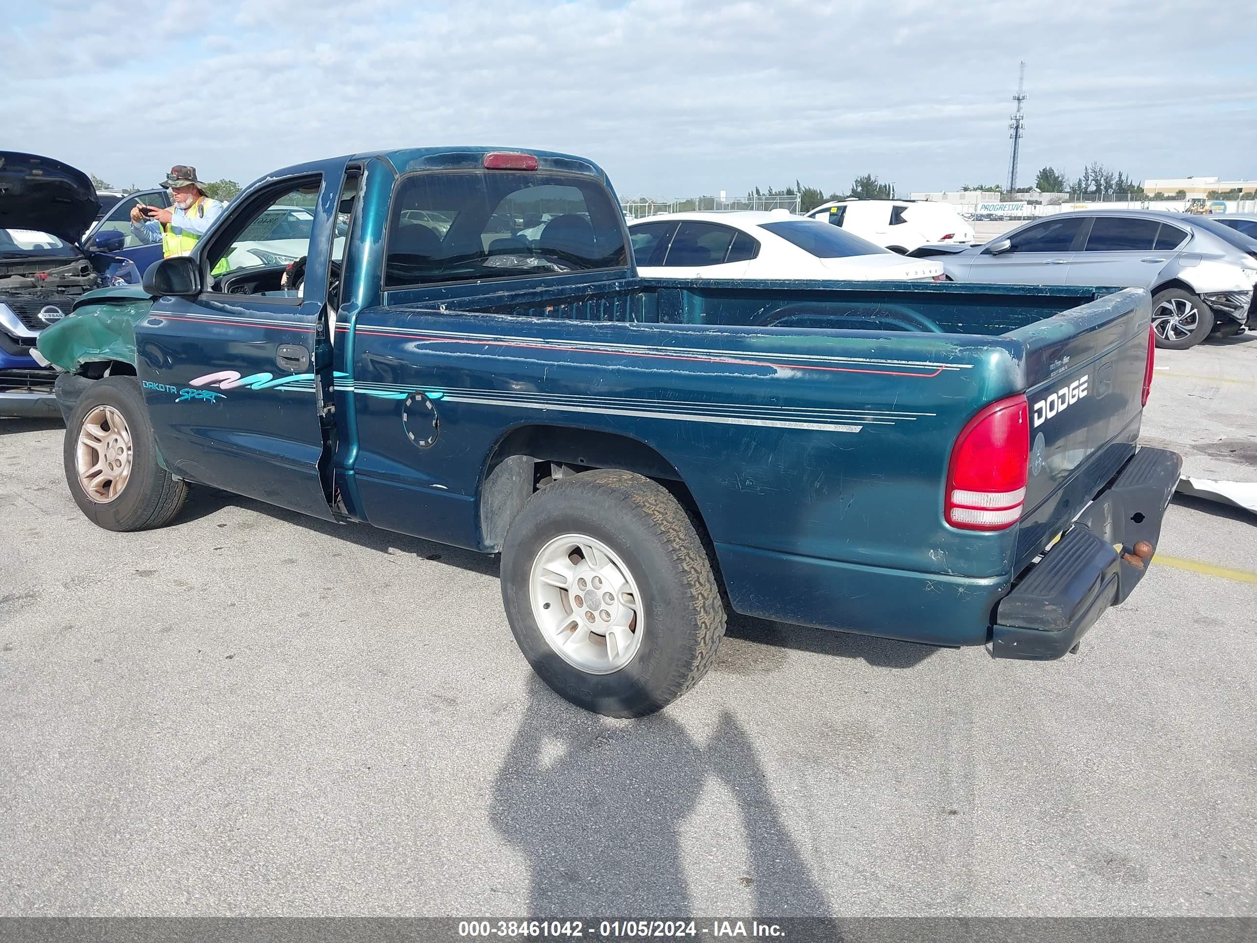 Photo 2 VIN: 1B7FL26Y0WS500490 - DODGE DAKOTA 