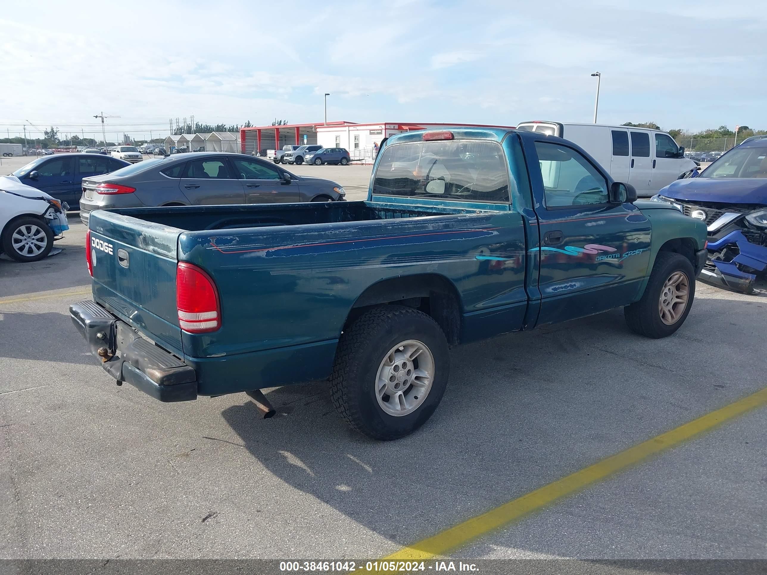 Photo 3 VIN: 1B7FL26Y0WS500490 - DODGE DAKOTA 