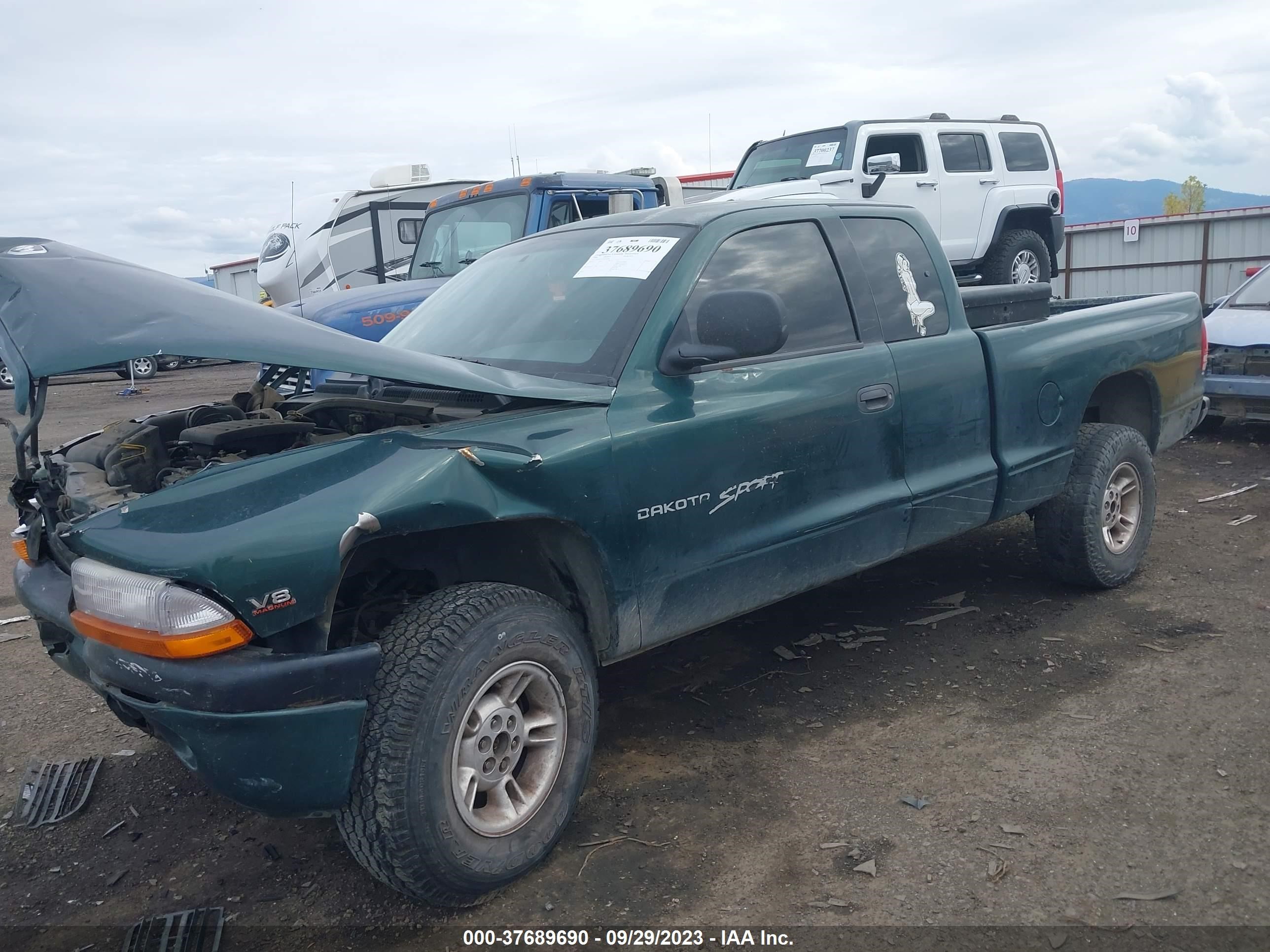 Photo 1 VIN: 1B7GG22N7YS583603 - DODGE DAKOTA 