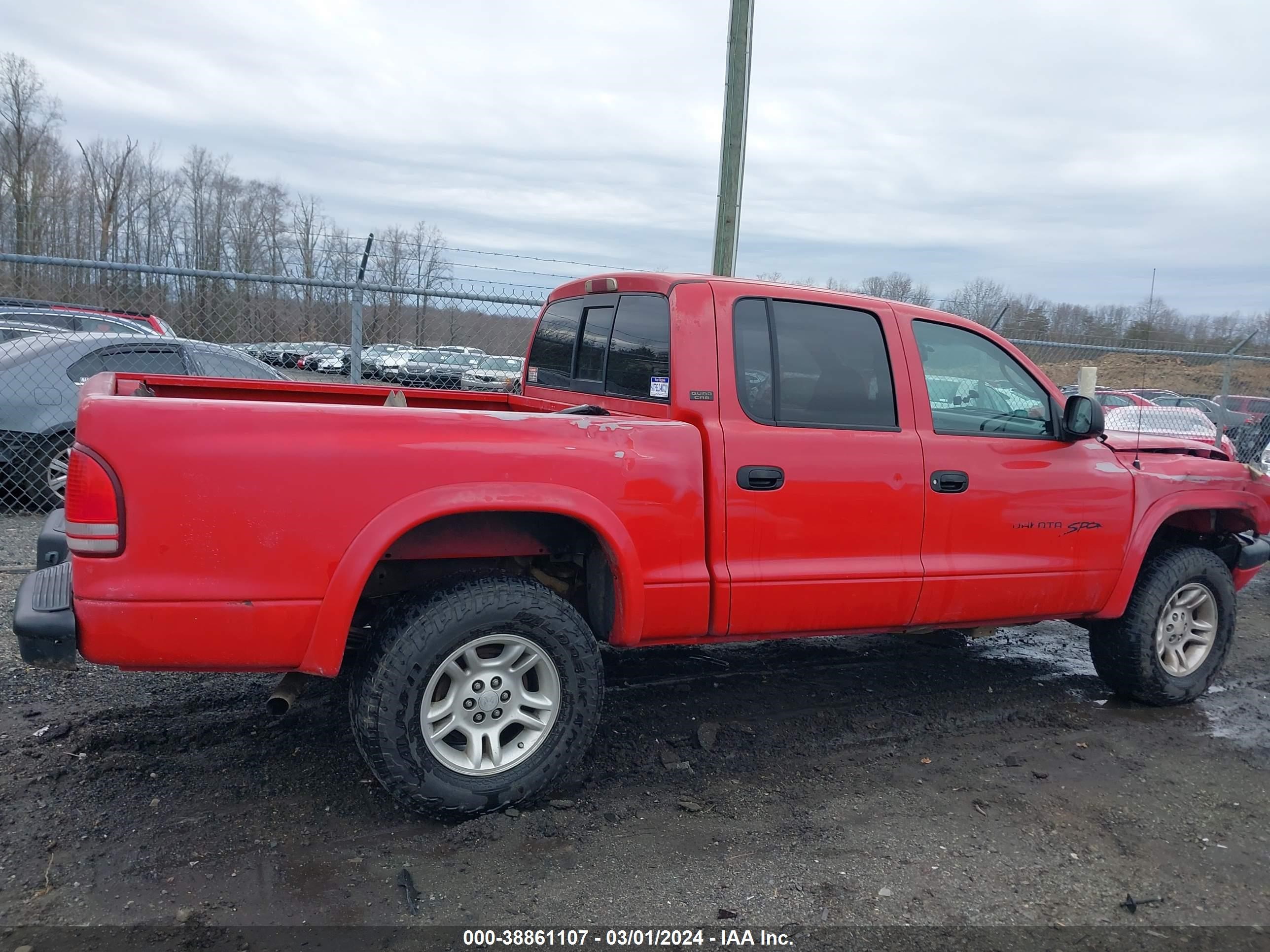 Photo 13 VIN: 1B7GG2AN21S220276 - DODGE DAKOTA 