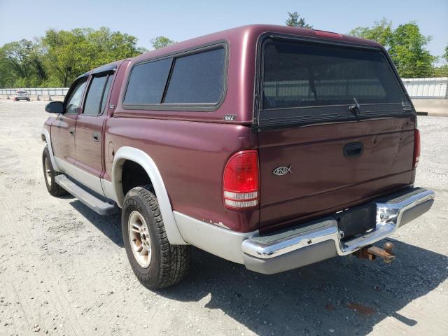 Photo 2 VIN: 1B7GG2AXXYS602793 - DODGE DAKOTA QUA 