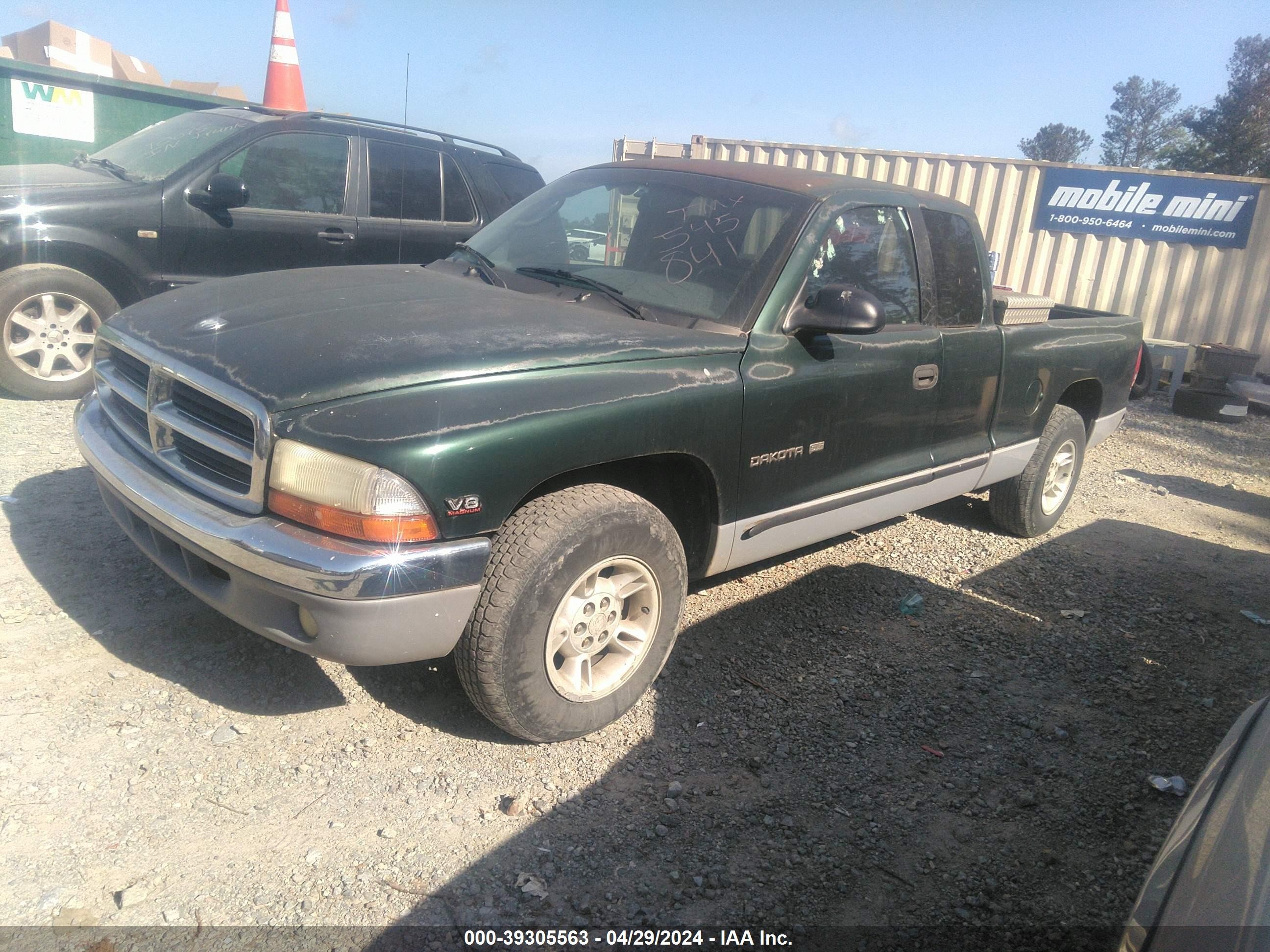 Photo 1 VIN: 1B7GL22N4YS545841 - DODGE DAKOTA 