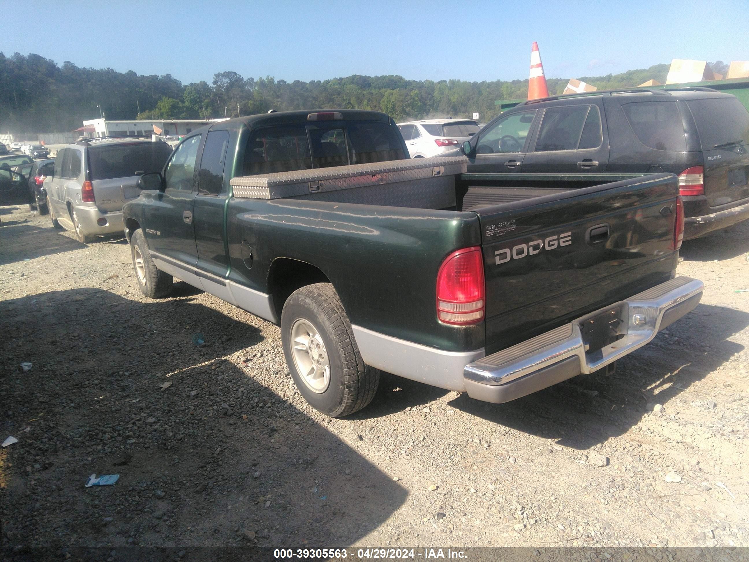 Photo 2 VIN: 1B7GL22N4YS545841 - DODGE DAKOTA 