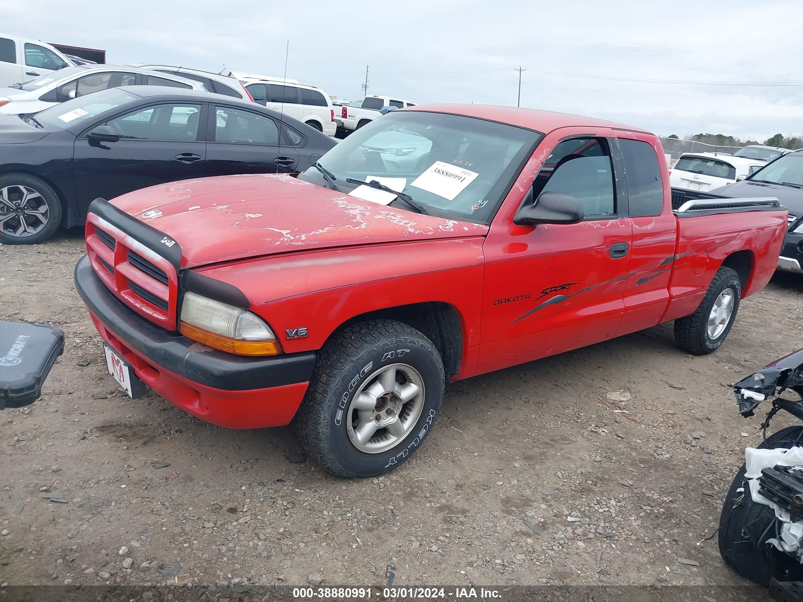 Photo 1 VIN: 1B7GL22X2WS595975 - DODGE DAKOTA 