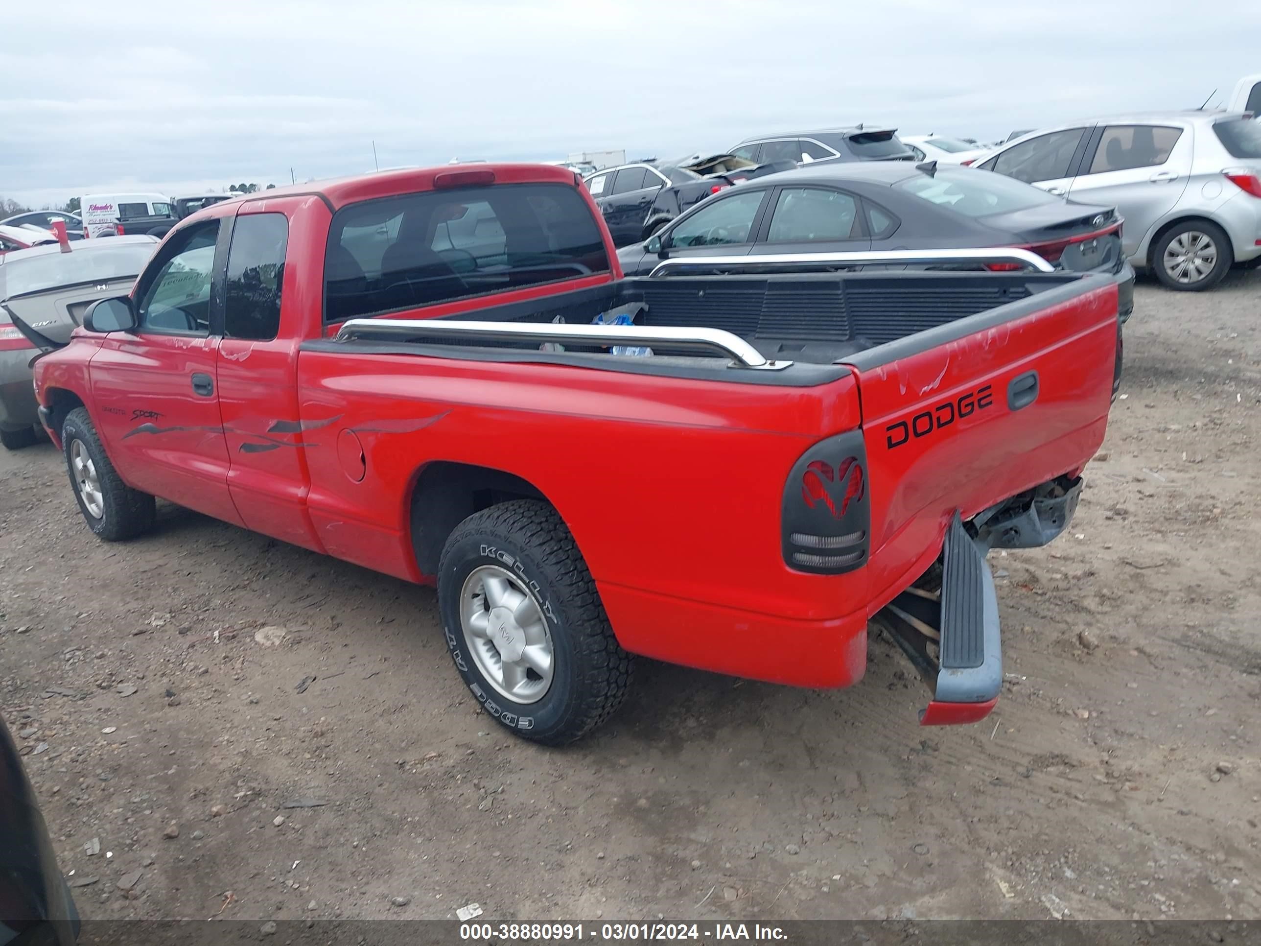 Photo 2 VIN: 1B7GL22X2WS595975 - DODGE DAKOTA 