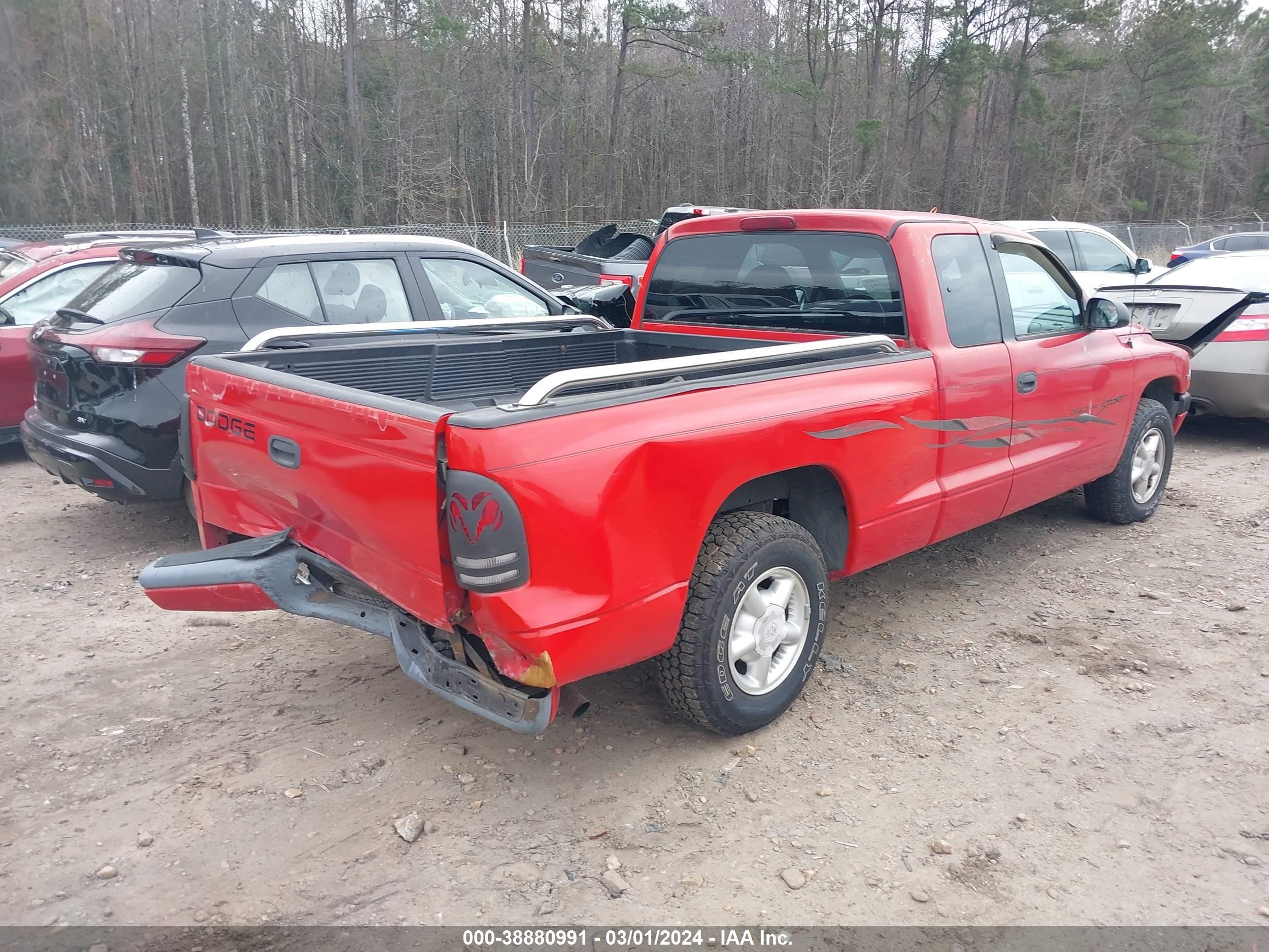 Photo 3 VIN: 1B7GL22X2WS595975 - DODGE DAKOTA 