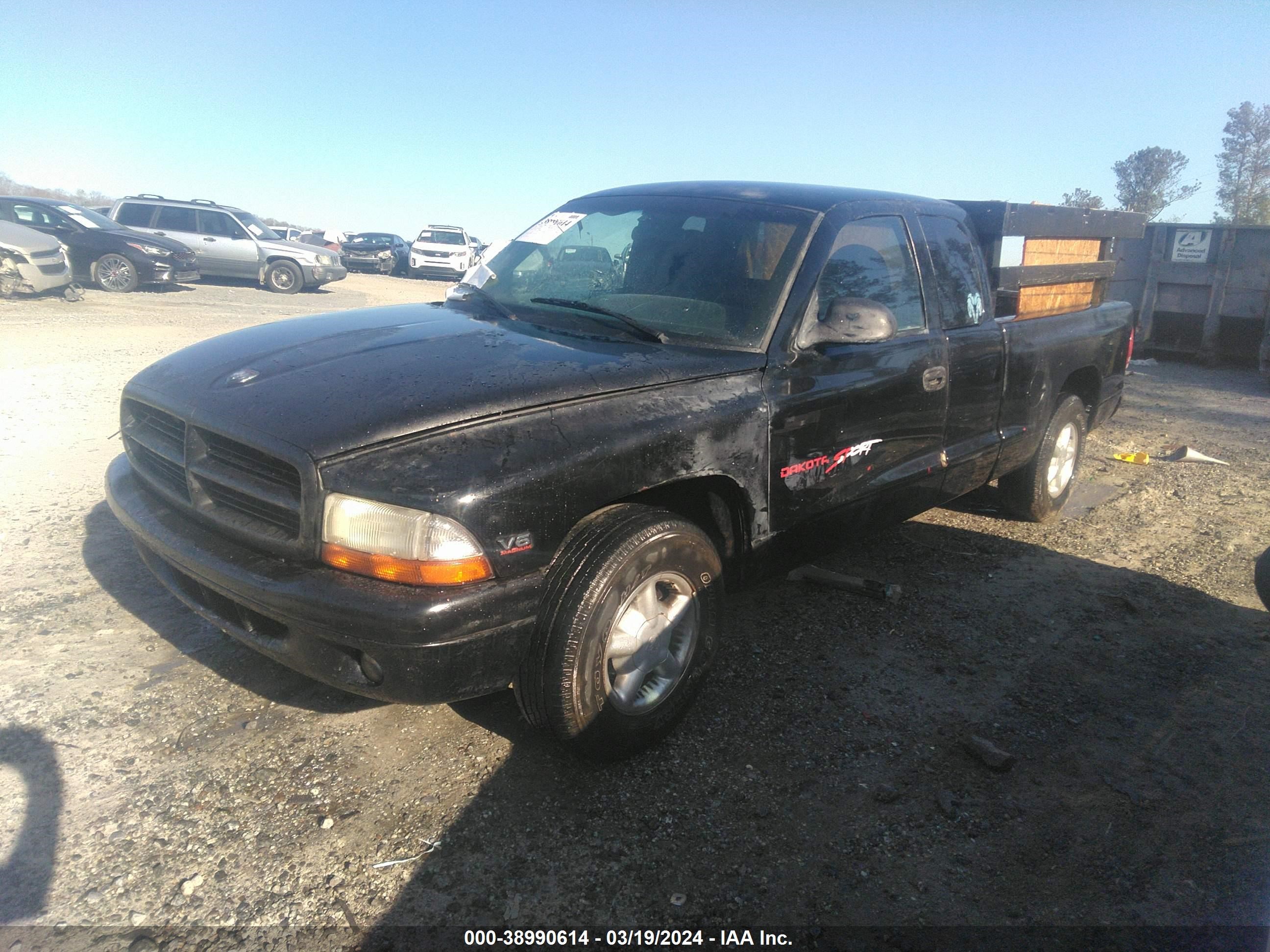 Photo 1 VIN: 1B7GL22X3WS545652 - DODGE DAKOTA 