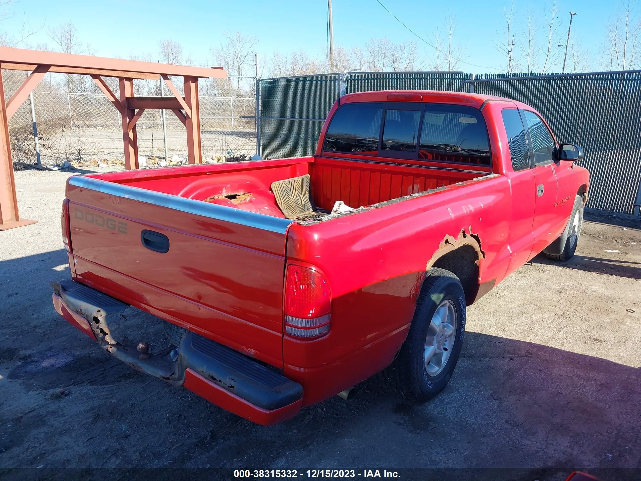 Photo 3 VIN: 1B7GL22X5WS624529 - DODGE DAKOTA 